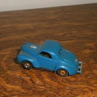 Vintage Aurora Blue Willys / T Jet - vibrator H O Slot Cars 3