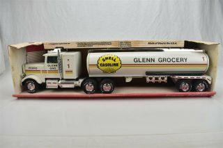 Nylint Shell Gasoline Glenn Grocery White Tanker Transport Steel Truck 315