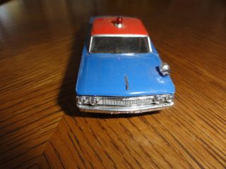 Ideal Motorific Mercury Police Cruiser Squad Car And Chassis