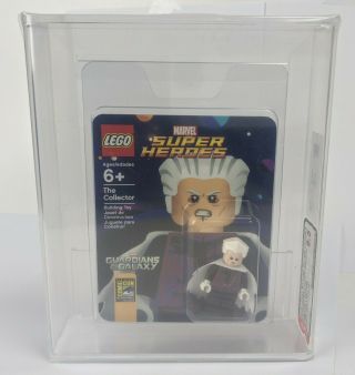 Sdcc 2014 Exclusive Lego Minifigure Marvel Heroes The Collector Afa 8.  5