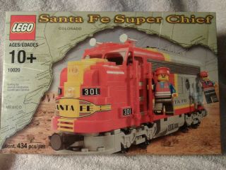 Lego Train 10020 Santa Fe Chief - Limited Edition Nib Fs