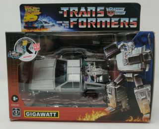 Transformers Back To The Future 35th Anniversary Gigawatt Delorean