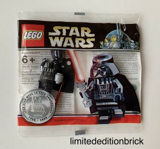 Lego Chrome Darth Vader Star Wars 10th Anniversary Edition Authentic