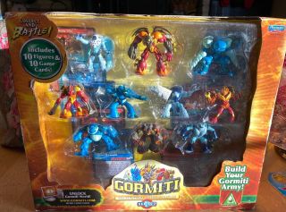 Gormiti The Invincible Lords Of Nature Series 2 10 Figures And Cards