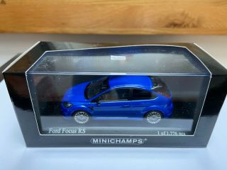 Minichamps Ford Focus Rs Blue 1:43.