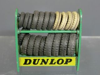 Vintage Dinky Model No.  786 Service Station " Dunlop " Tyre Rack