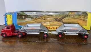 Vintage Matchbox Lesney King Size K - 4 Fruehauf Hopper Train W/box Die - Cast Toys