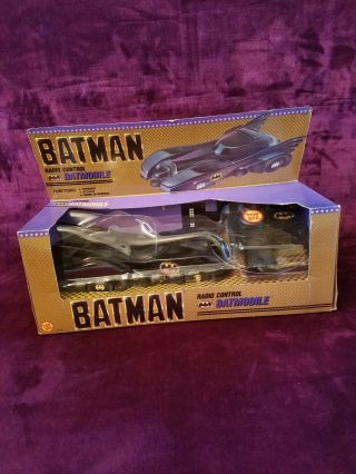 1989 Batman " Radio Control Batmobile " By (toy Biz) 4429 $62.  99