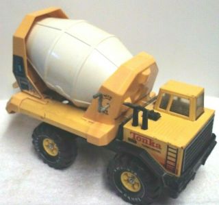 Vintage Tonka Mighty Cement Mixer Truck Pressed Steel Toy 19 In Long