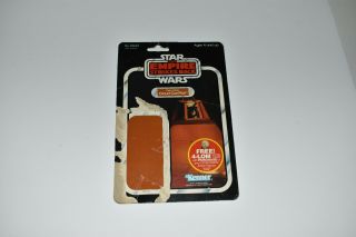 Vintage Star Wars Esb 1980 Cloud Car Pilot 47 Card Back Only