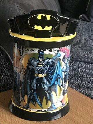 Warner Bros Studio Store Batman Limited Edition Ceramic Container Cookie Jar