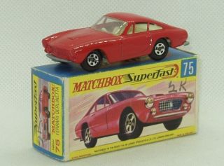 Moko Matchbox Lesney 75 Ferrari Berlinetta Superfast / Box