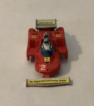 Htf Rare Vtg 1980 Aurora Afx 1740 G - Plus Ferrari T4 Formula 1 2 - Body Only