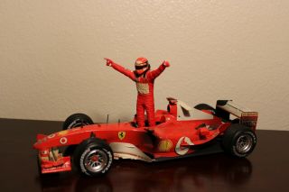 Hot Wheels 1/18 F1 Ferrari F2004 Michael Schumacher 1 2004 World Champion