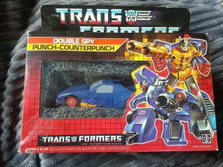 Vintage Transformers 1986 Double Spy / Punch - Counterpunch 5959/5744