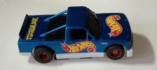 Tyco “hot Wheels” Pick Up Truck Blue/yellow/red Ho Scale Slotcar,  Fast