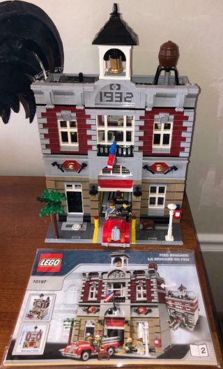 Lego Fire Brigade Set 10197 100 Complete W/instruction Booklets Creator Htf