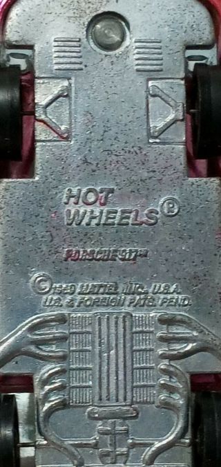 Hotwheels Redline Porshe 917 Pink