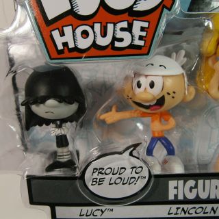 The Loud House Figure 4 Pack - Lincoln,  Lori,  Lucy,  Luna - Action Figure Toys 2