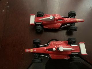 2 Carrera Formula One 1/43 Scale Slot Cars