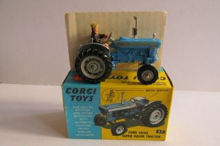 Corgi 67 Ford 5000 Major Tractor - Boxed