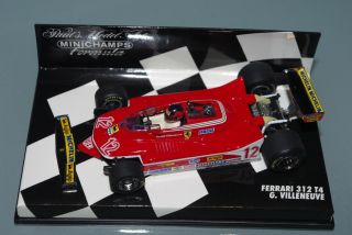 Minichamps F1 1/43 Ferrari 312 T4 - Gilles Villeneuve 1979