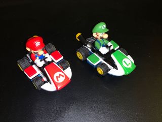 Carrera Go Mario Kart Race Cars Only 1:43 Slot Car Scale Mario And Luigi