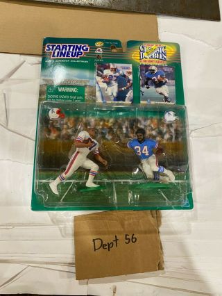 1999 Starting Lineup Classic Doubles Eddie George And Earl Campbell Nip