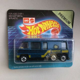 1991 Leo India Hot Wheels ‘76 Gmc Motor Home Blue With Card