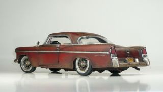 1956 Chrysler 300 1/18 Patina Barn Find - Toasted Autos Weathered Diecast