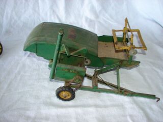 Vintage John Deere Farm Toy Tru Scale Parts Restore Clipper Combine Harvester