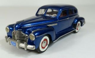 1/43 Western Models (england) 1941 Buick Eight Spl.  4 - Door Blue Wms103 No Box