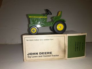 Vintage 1960s Ertl John Deere 140 Lawn & Garden Tractor Older Repaint