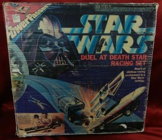 Star Wars Duel At Death Star Racing Set By Lionel Slotless Slot Car W/ Orig Box