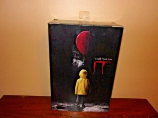 Neca Reel Toys Collectible It Pennywise The Clown Movie Figure Nib