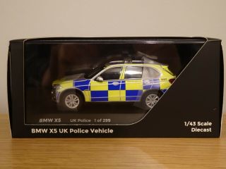 PARAGON JADI METROPOLITAN POLICE LONDON BMW X5 ROAD TRAFFIC CAR MODEL 91202 1:43 2