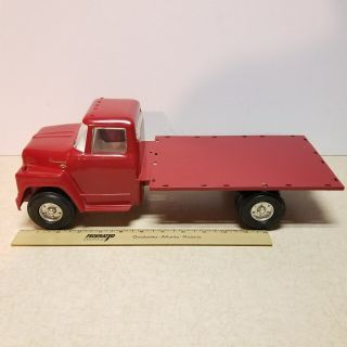 Toy Ertl Ih International 1600 Loadstar Flat Bed Red Truck
