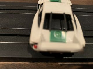 Vintage Aurora AFX Slot Car - White/Green/Black Monza 0 3