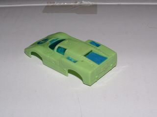 Aurora Thunderjet Tuff Ones Chaparral 2F Coupe Lime Green Slot Car Body 2