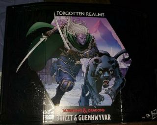 Dungeons And Dragons Forgotten Realms Drizzt & Guenhwyvar Exclusive