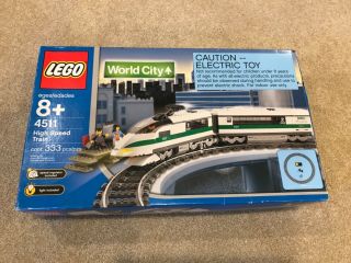 Lego World City 4511 High Speed Train - Open Box But Inside