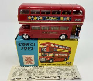 Corgi Toys No.  468 London Transport Routemaster Bus