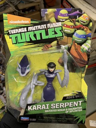 Nickelodeon Teenage Mutant Ninja Turtles Tmnt Karai Serpent Action Figure 2014