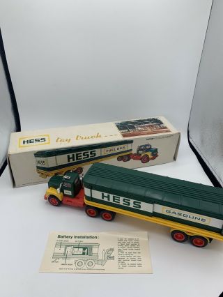 Vintage 1976 Hess Barrel Truck Tanker Gasoline Fuel Oils Collectible Toy