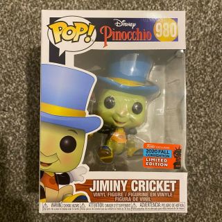 Disney Pinocchio: Jiminy Cricket Nycc 2020 Exclusive Funko Pop.