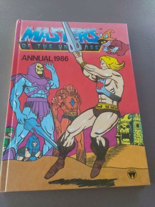 Vintage Masters Of The Universe Annual 1986 He - Man Fully Illustrated Colour Book