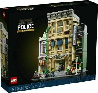 Lego 10278 Creator Expert Police Station 2923pc New/sealed Pre - Order Ships 01/01