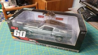Greenlight 1967 Ford Mustang Eleanor Gone In 60 Seconds 1/18 Nrfb Box Model Car