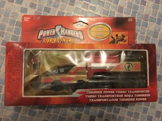 Power Ranger - Ninja Storm - Thunder Power Turbo Transporter,  Man & Box