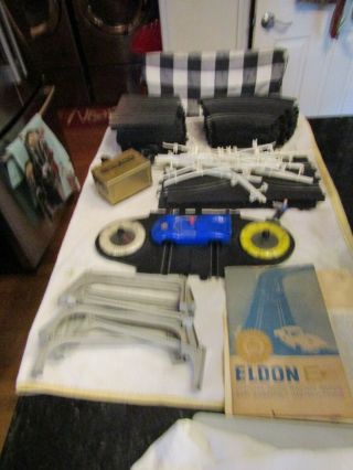 Vintage Eldon Ungar Over Under Power 8 Slot Car Set Track Power Supply Body 1964